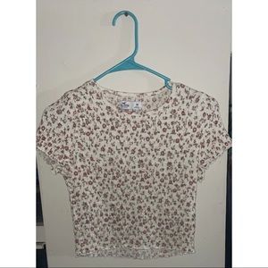 Hollister scrunch crop top